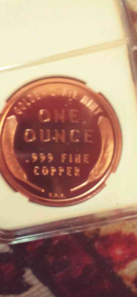 999 Copper bullion