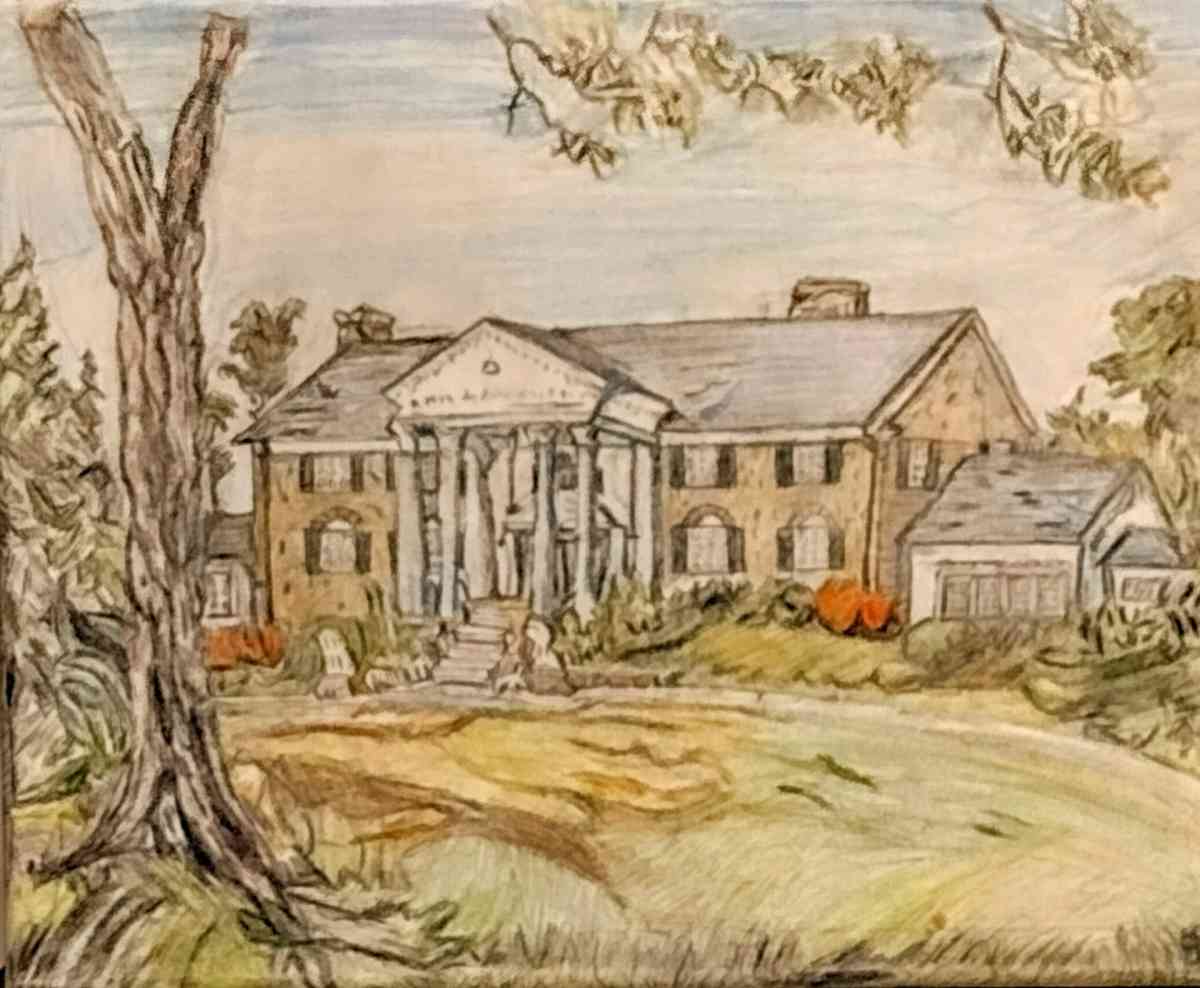 Original Graceland Mansion Of Elvis GG