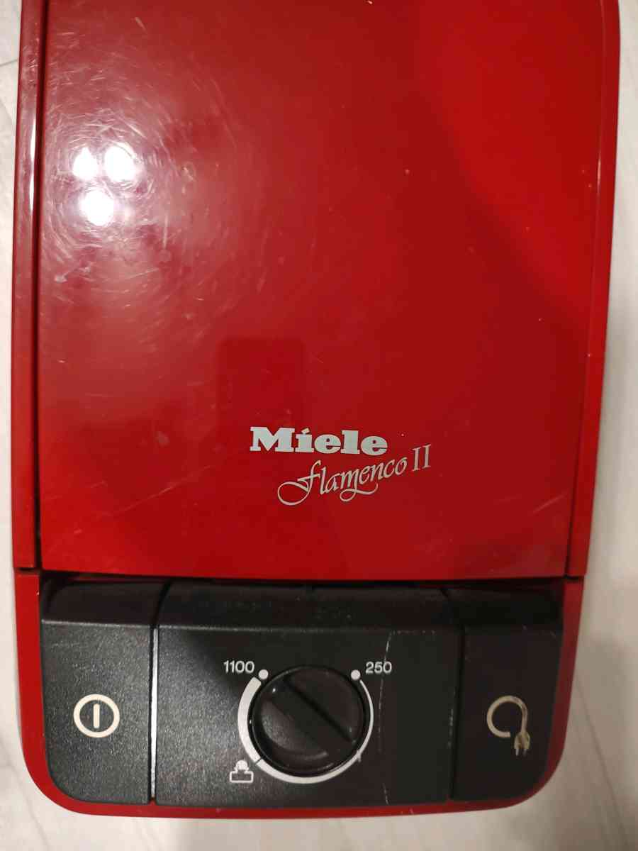 Miele Flamenco II Red Canister Vacuum no Extra Attachments