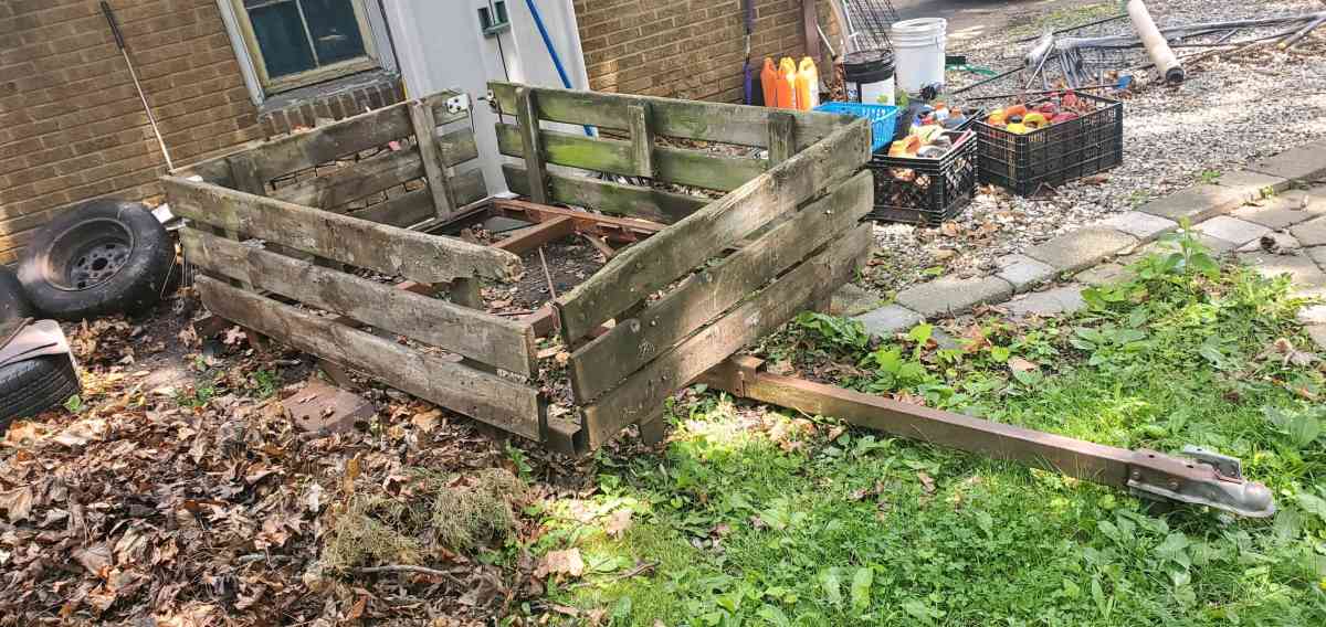 4x6ft utility dumping trailer project