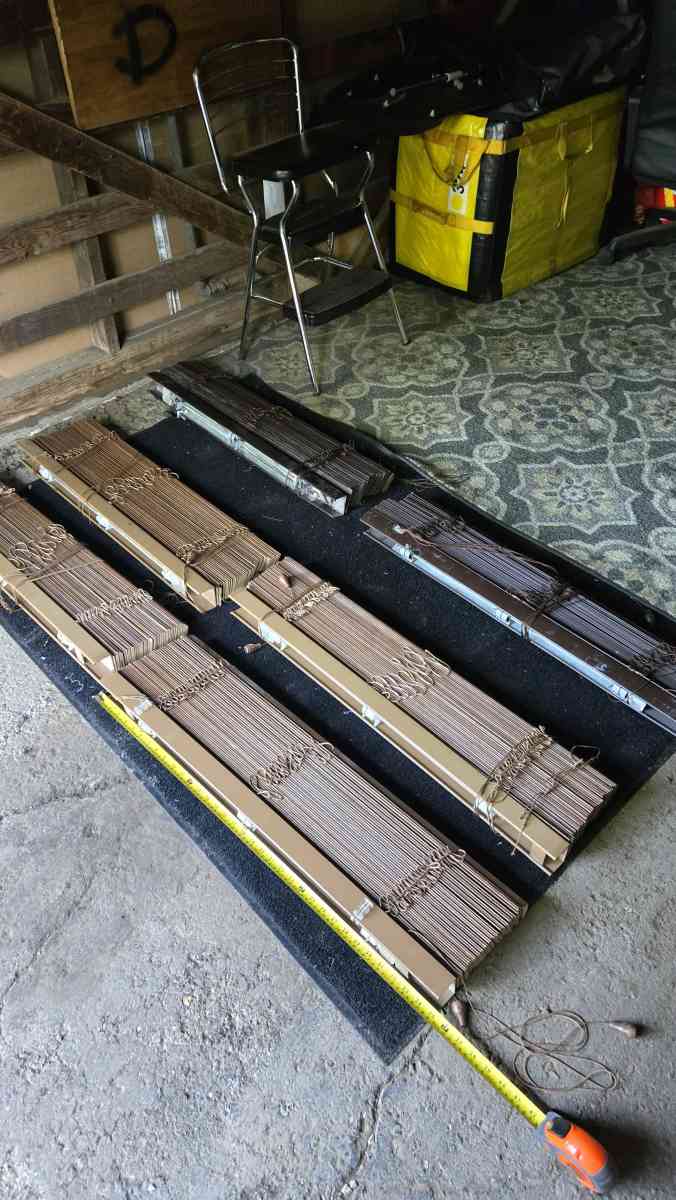 35 inch W home wooden blinds