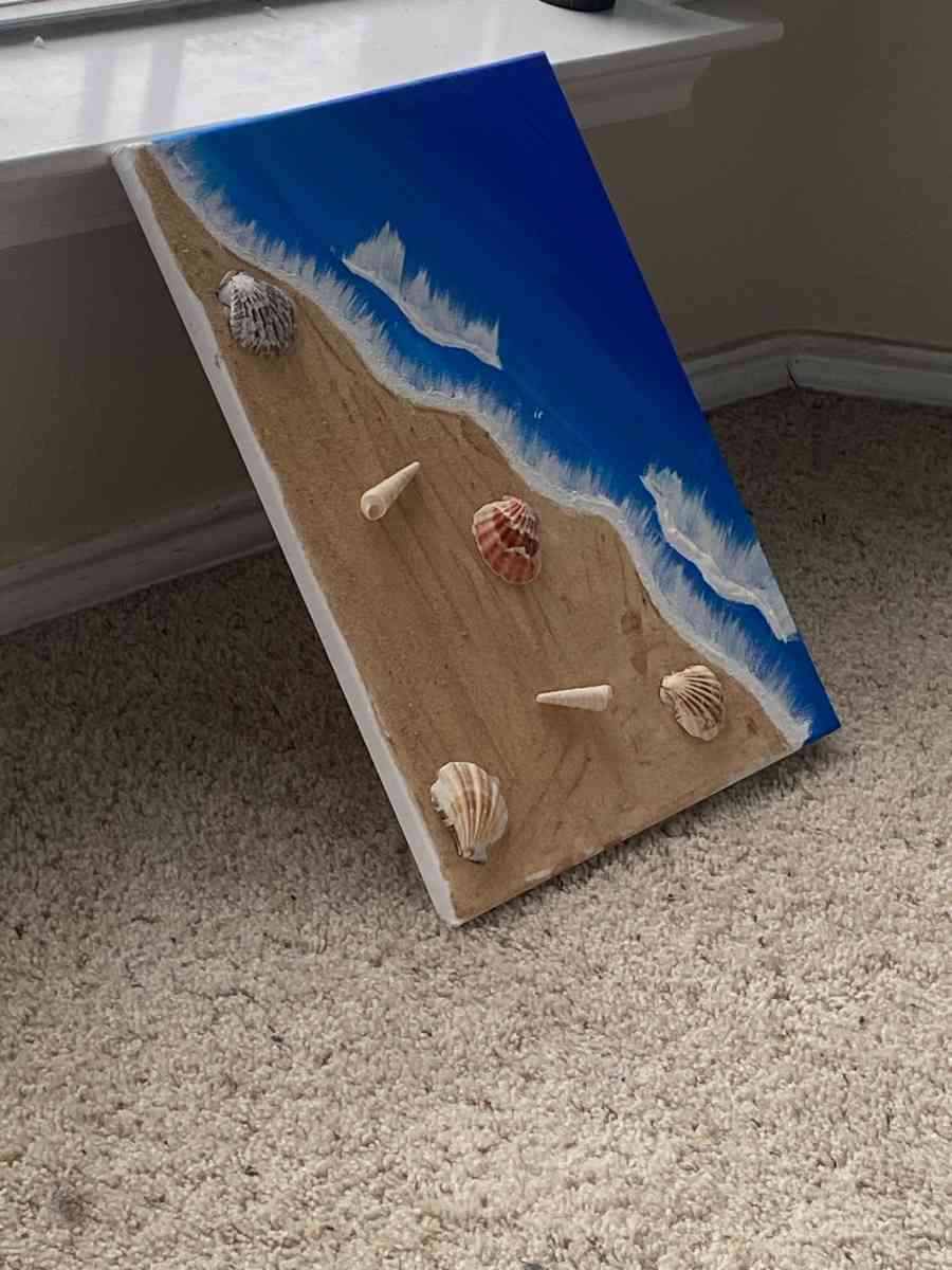 sandy beach painting