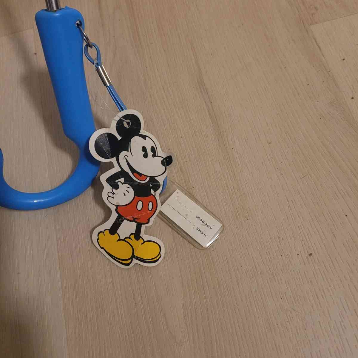 Disney White and Blue Umbrella with Character Design