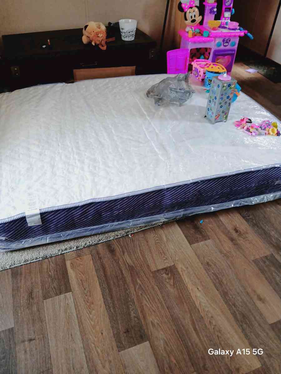 Full size Hybrid Bed Purple just the bed