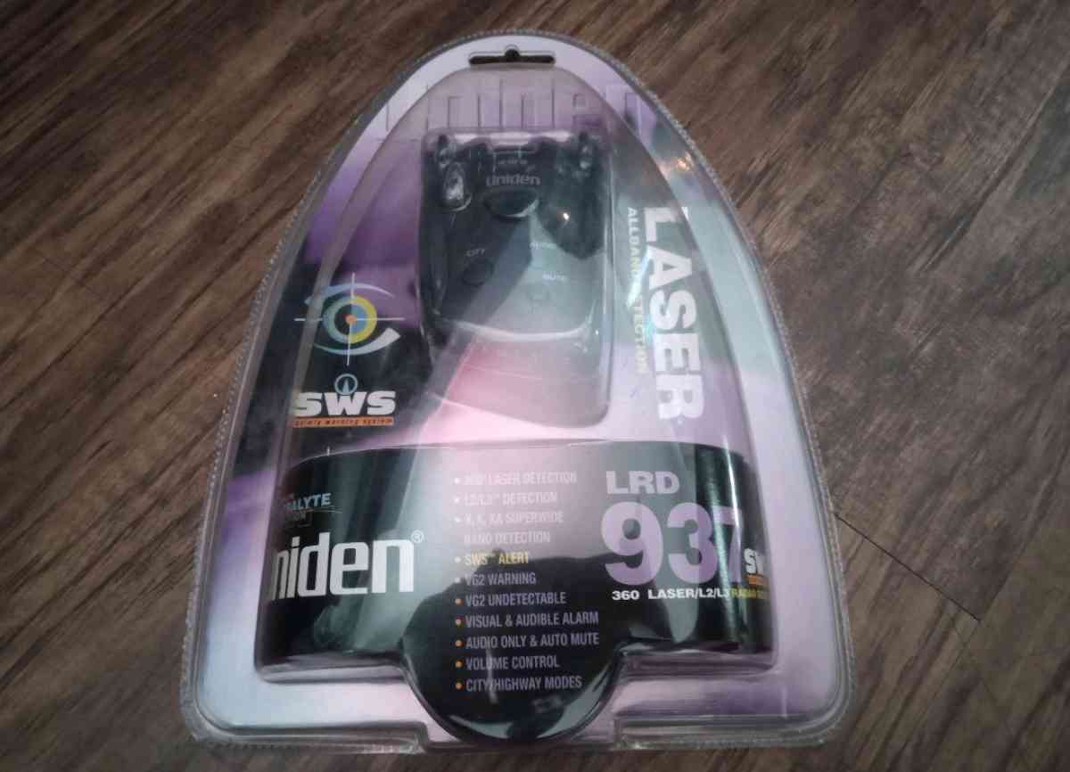 uniden LRD 937 radar detector brand new