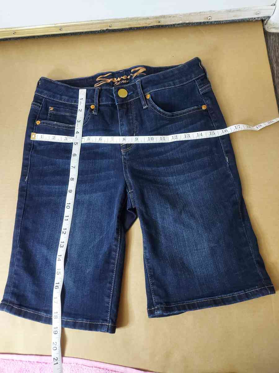Seven7 Denim Bermuda Shorts