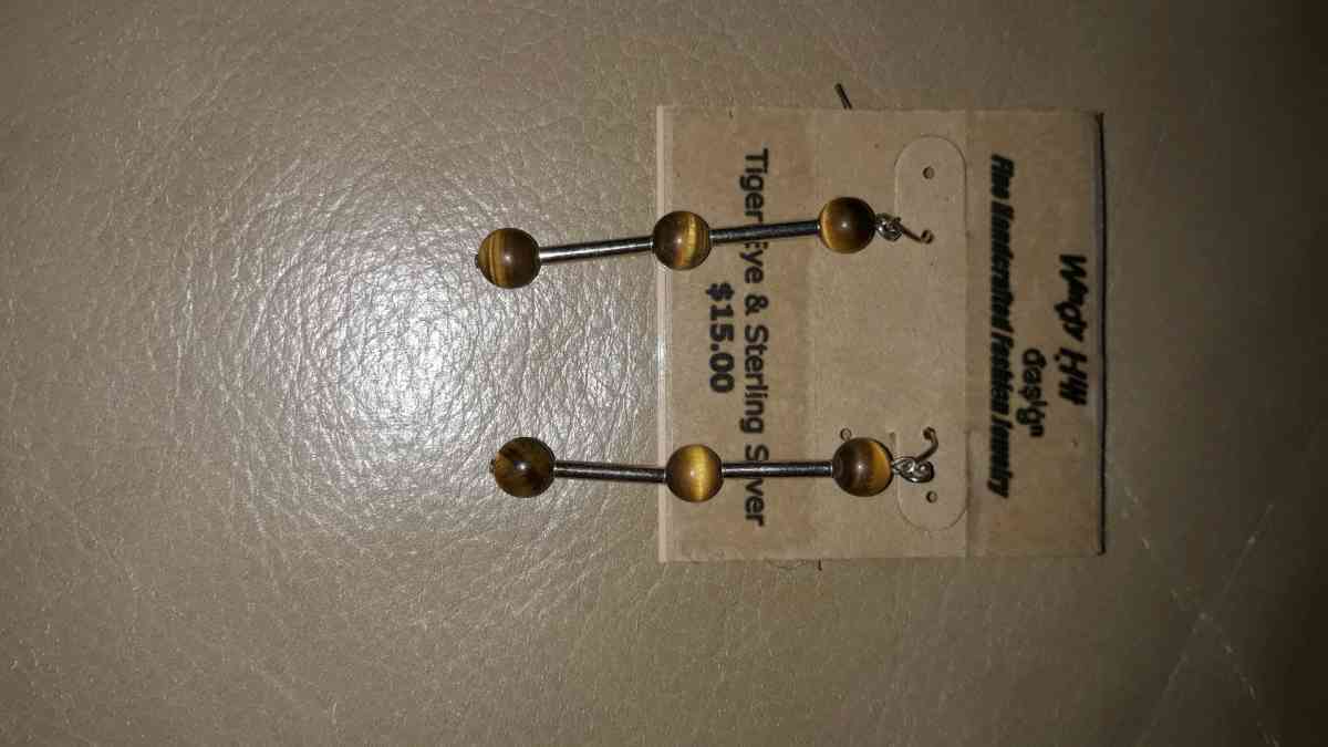 Tigers Eye Earrings