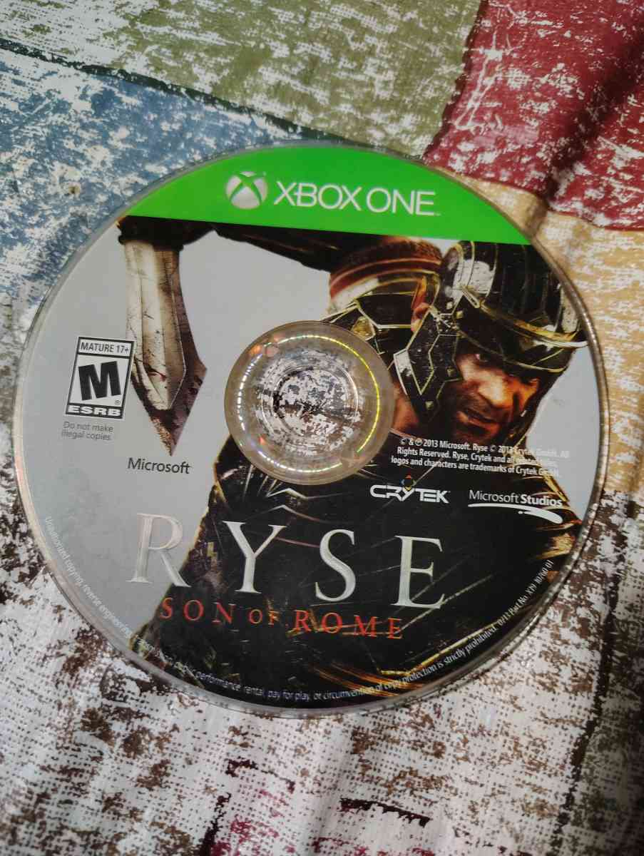 RYSE Son of Rome Day One 2013 Xbox One perfect disc small fl