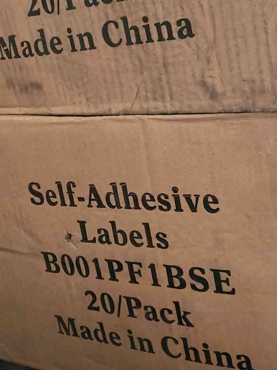 7 BOXES OF SELF ADHESIVE LABELS BOO1PF1BSE