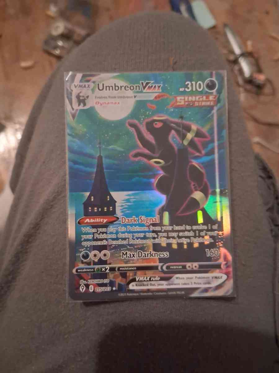 Umbreon vmax alt art secret rare holo