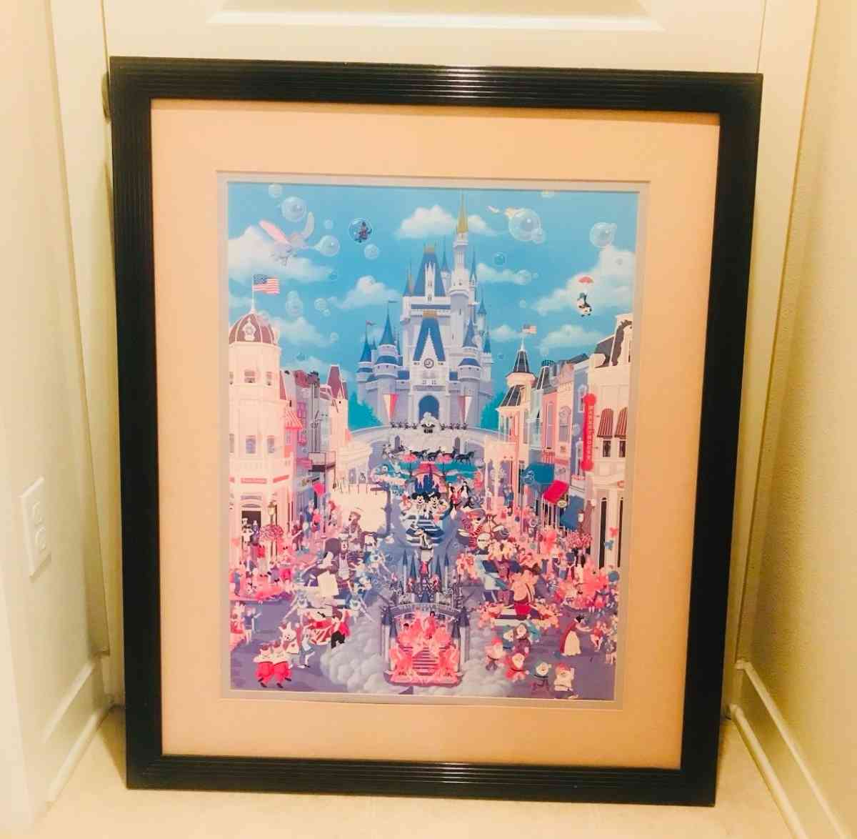 Walt Disney World 15th Anniversary Poster