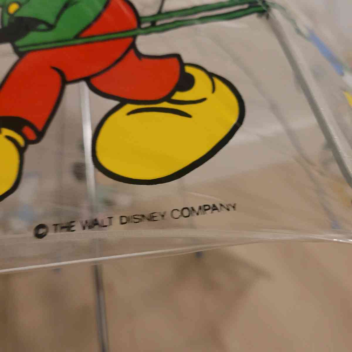 Disney White and Blue Umbrella with Character Design