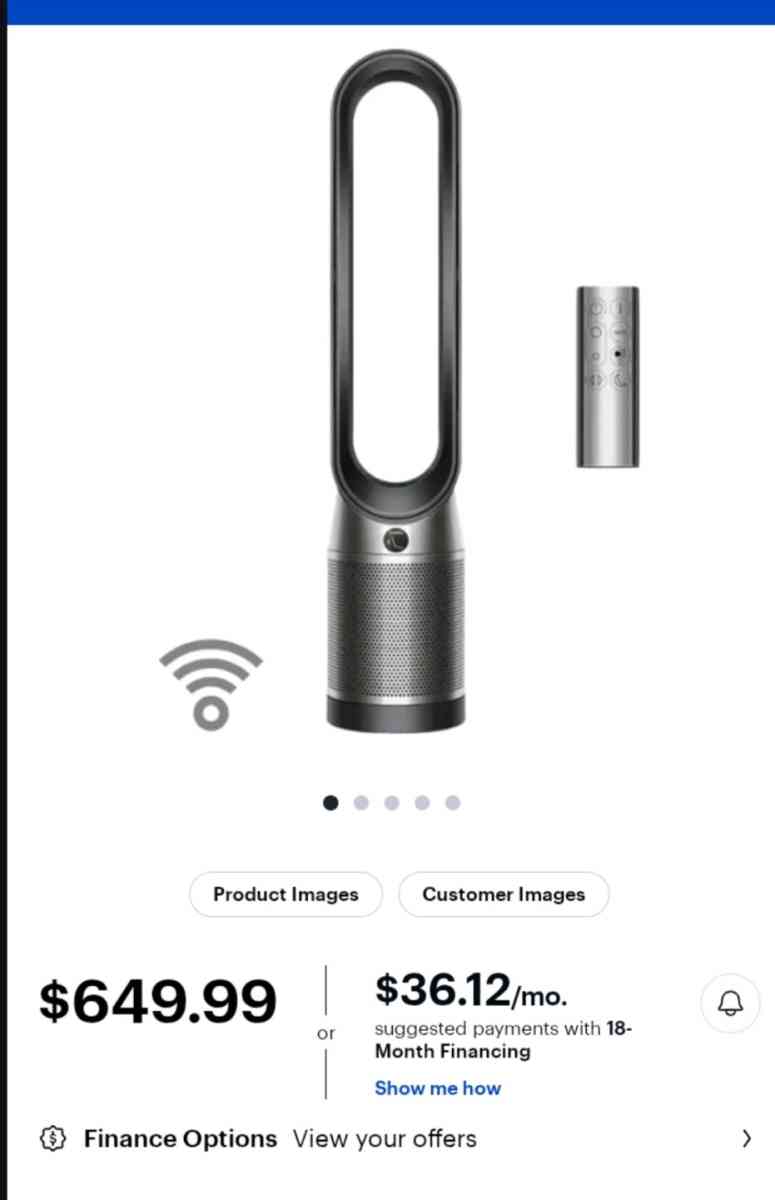 Dyson Air Purifier Hot and Cold