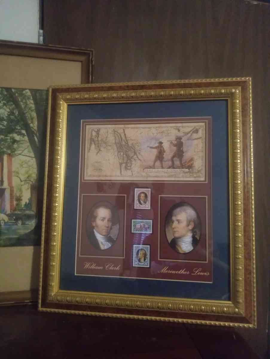 Louis and Clark Bicentennial hanging wall picture
