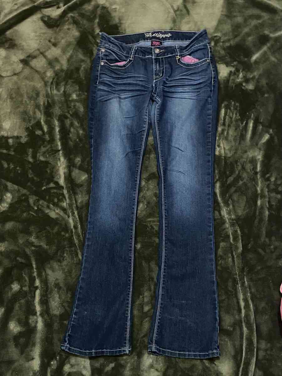 bubblegum denim jeans