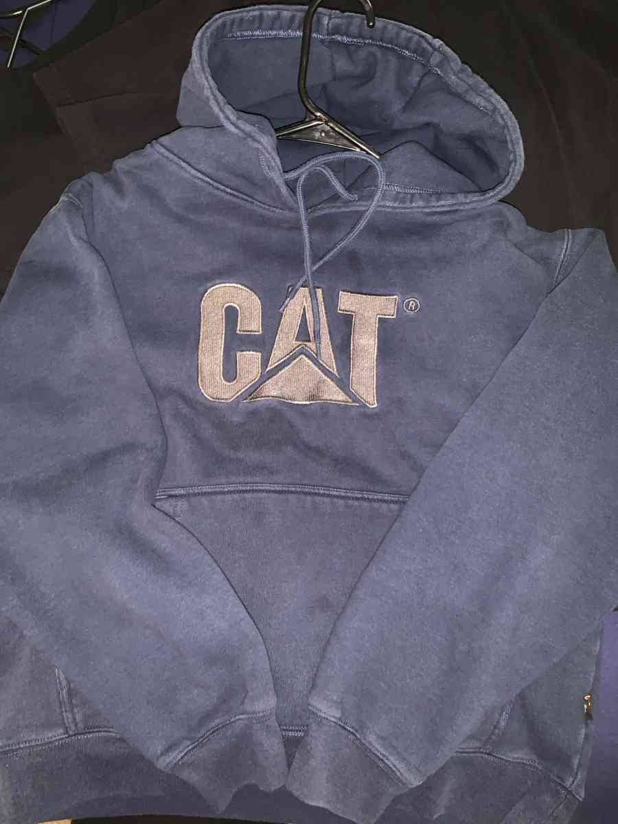 Navy Blue Cat Hoodie