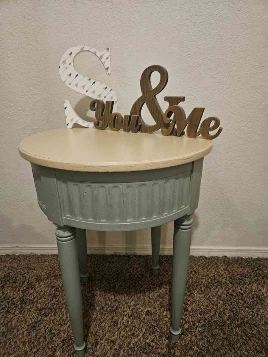 Wooden side table