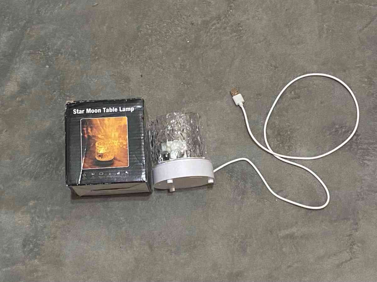 star moon table lamp