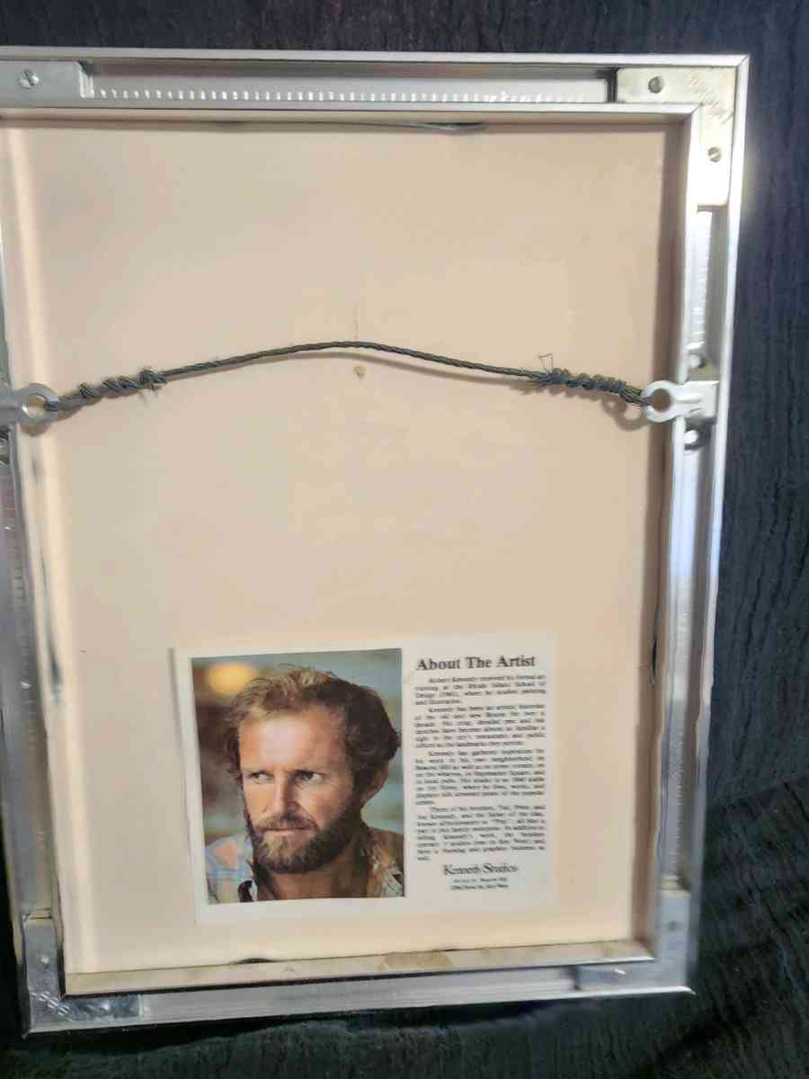 Lawson pottery and Kennedy print