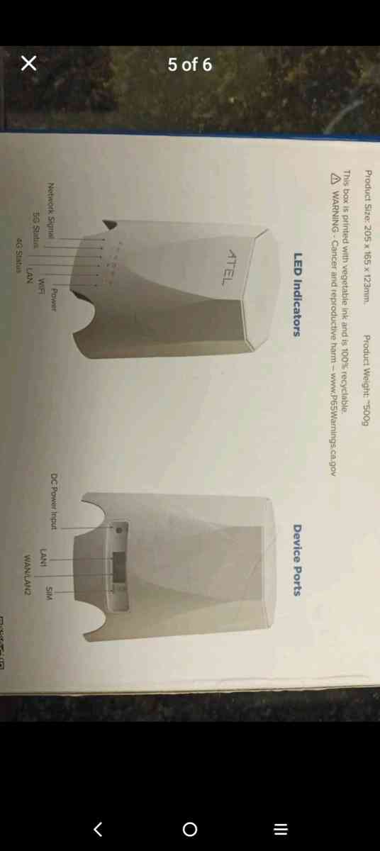 ATEL indoor wireless router