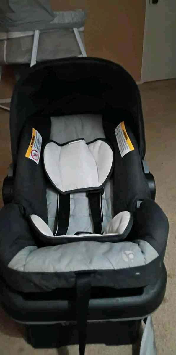 NEW BASSINET AND NEW INFANT CAR SEAT