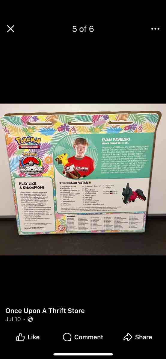 Pokmon TCG World Championship Deck 2024 Honolulu Roaring Moo