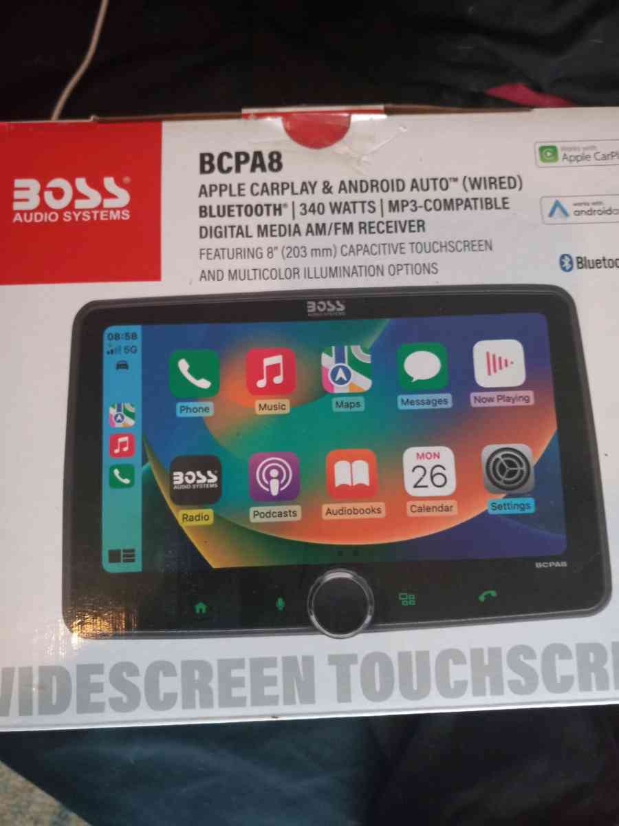 New car video touches screen