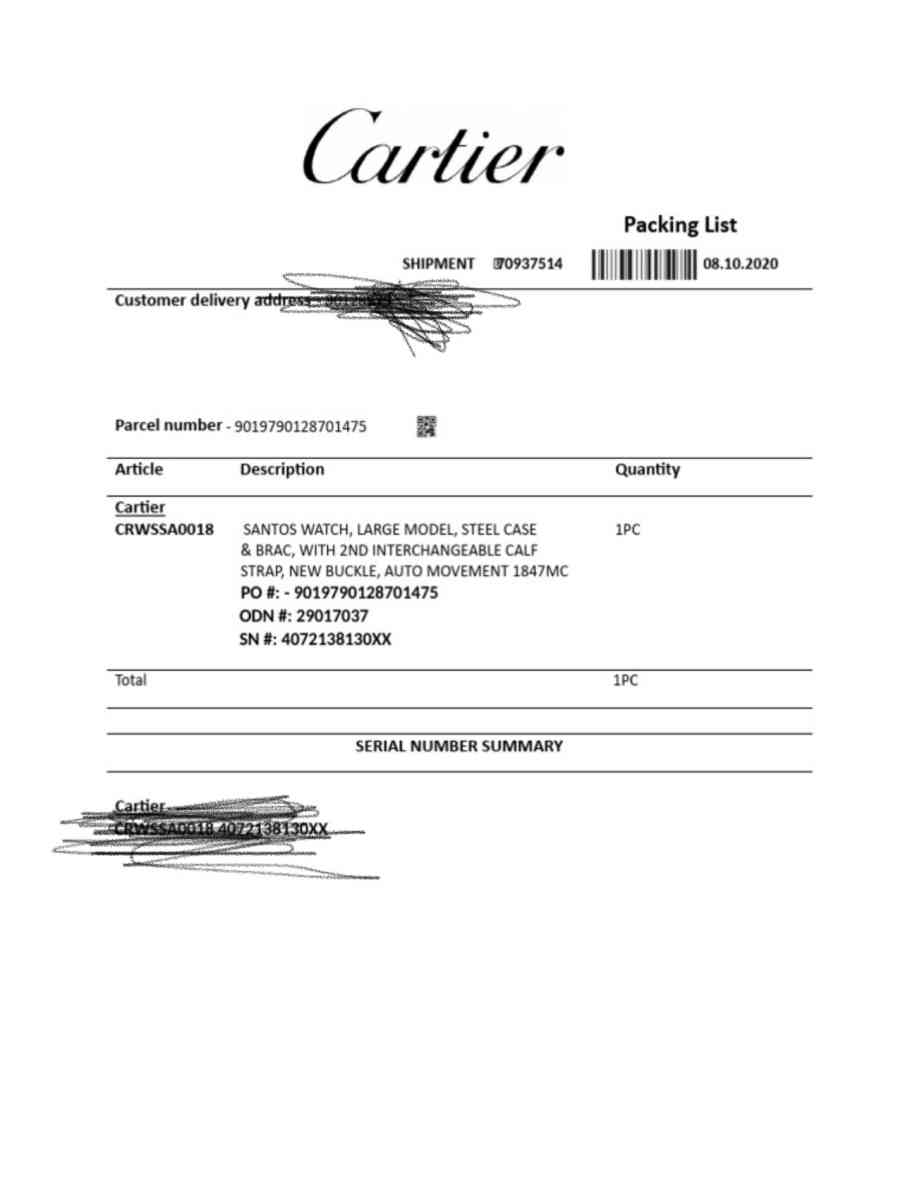 Cartier Santos de Cartier Mens Wristwatch Steel Silver With