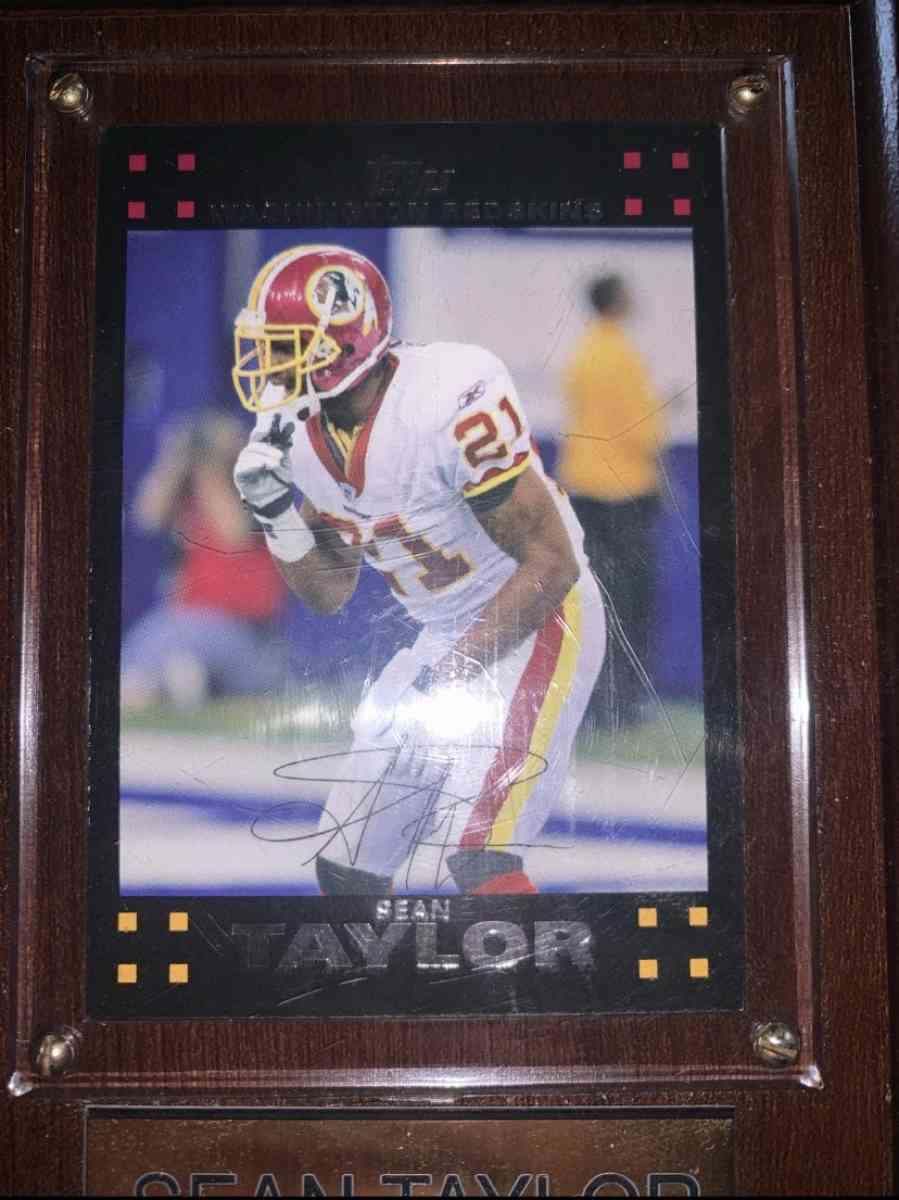Sean taylor plaque