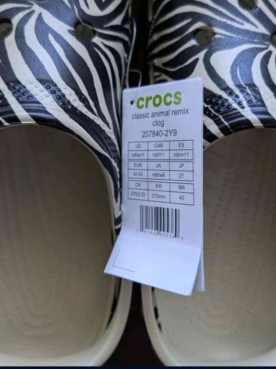 Crocs animal print