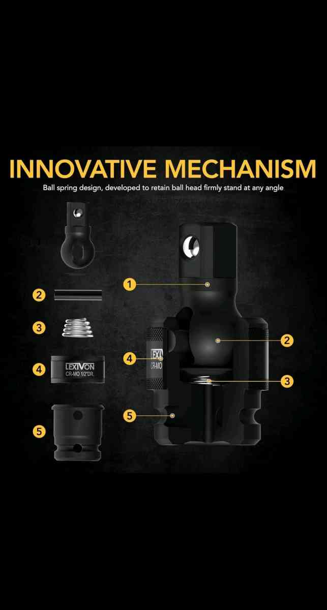 Joint Socket Swivel SetBall Spring Design
