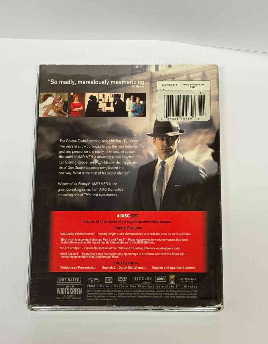 MADMEN Season 1 2 3 4 5