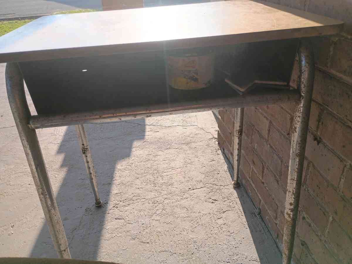 school desk with 2 chairs and office desk
