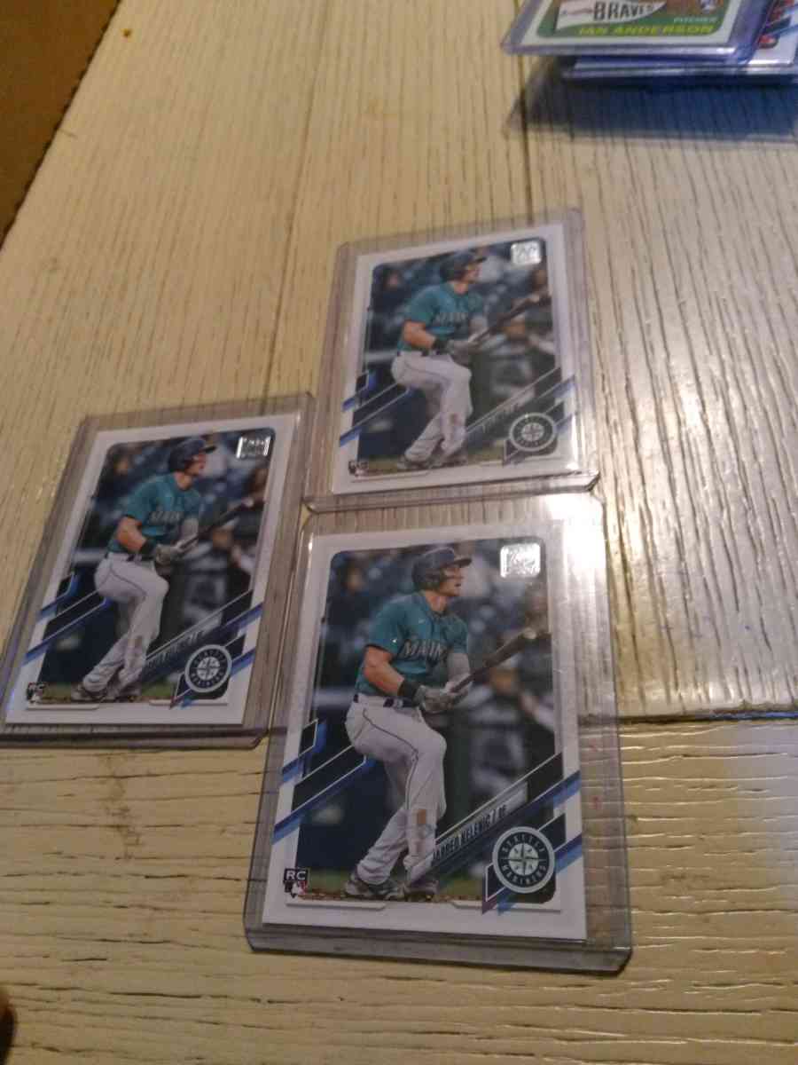 5 card rookie Topps lot of Jarred Kelenic