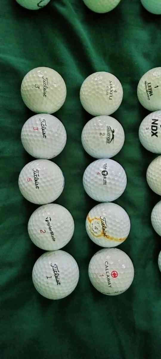 Assorted Used Golf Balls