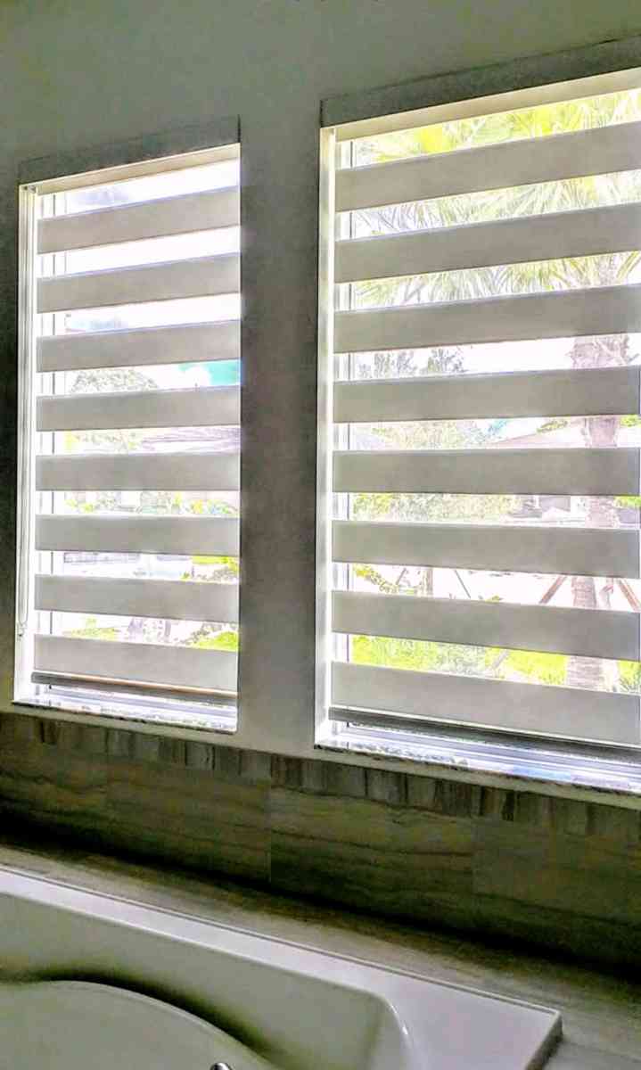 zebra Shades Roller shades screen o blackout