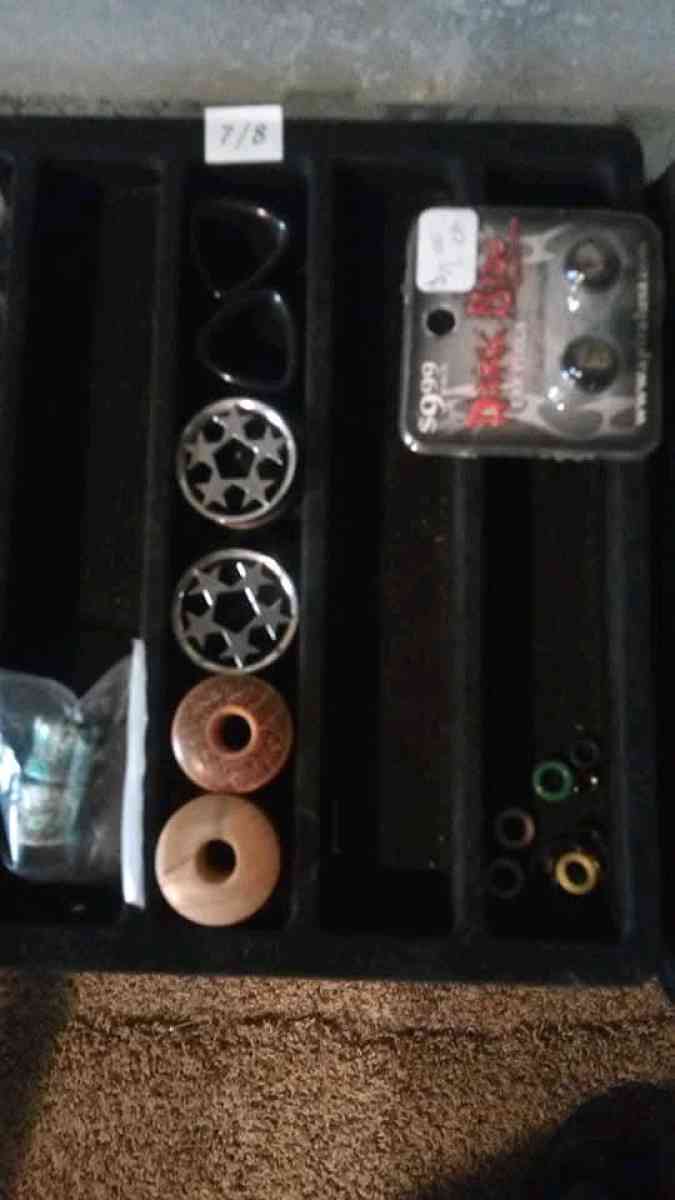 ear gauges from start to 1