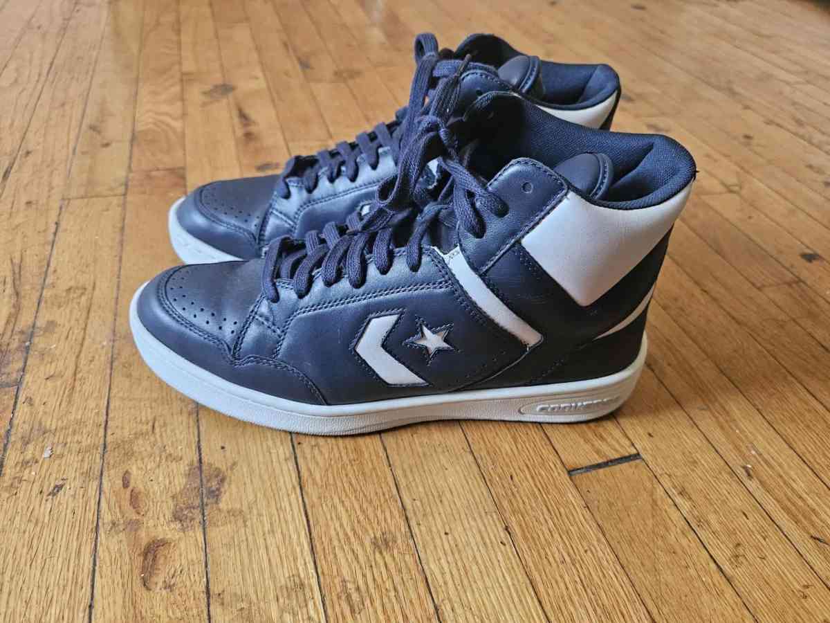 Converse Weapons Navy High Top Sneakers