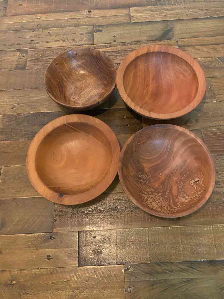 handmade wooden bowls