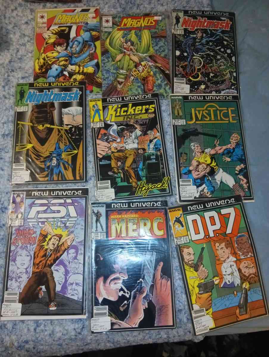 mint condition comic books early 80s on up