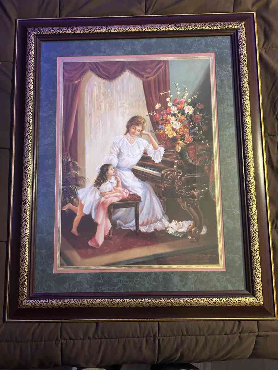 large original vintage painting