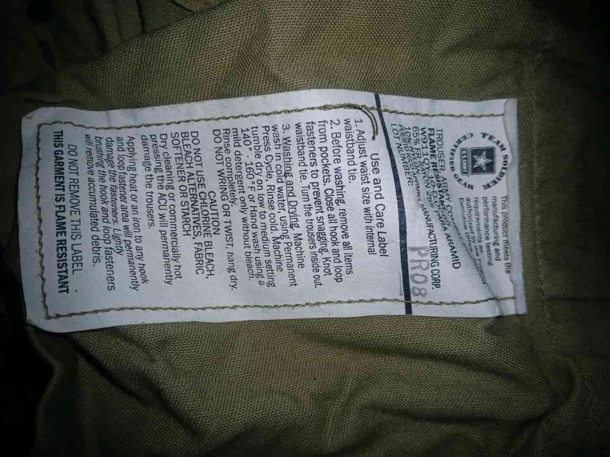 us army issued pants