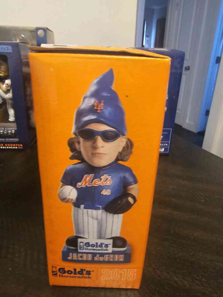 NY Mets Jacob deGrom Garden Gnome