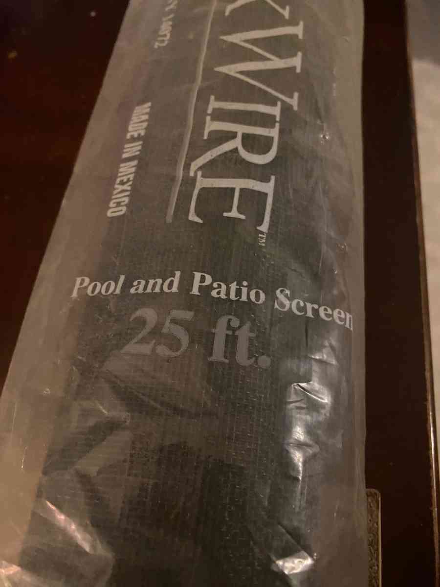 Pool and Patio Mesh Screening 6x25
