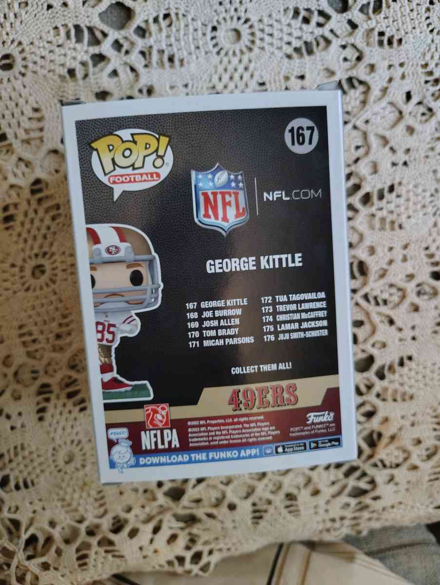 selling 49ers player George kittle Funko Pop