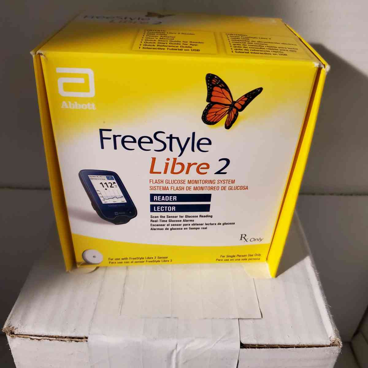 Libre 2 Reader with USB cable  power adapter New Never Used