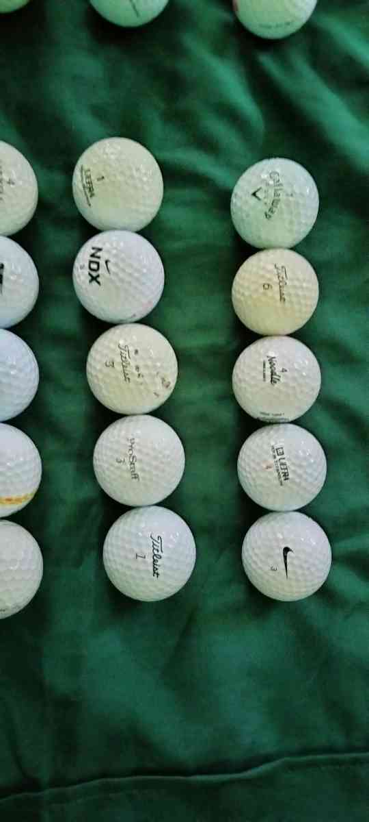 Assorted Used Golf Balls