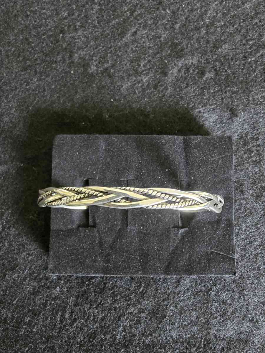 S925 Sterling Silver Woven Bracelet