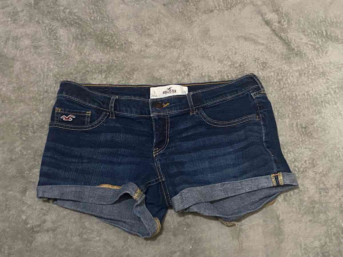 hollister denim shorts
