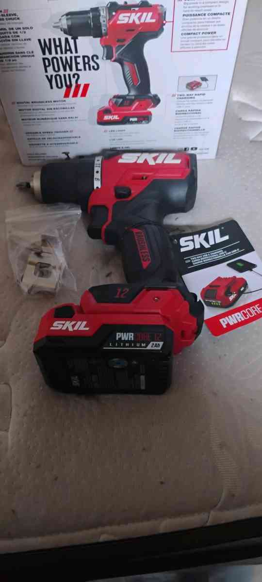 SKIL PWR CORE 12volt 12in Keyless Brushless Cordless